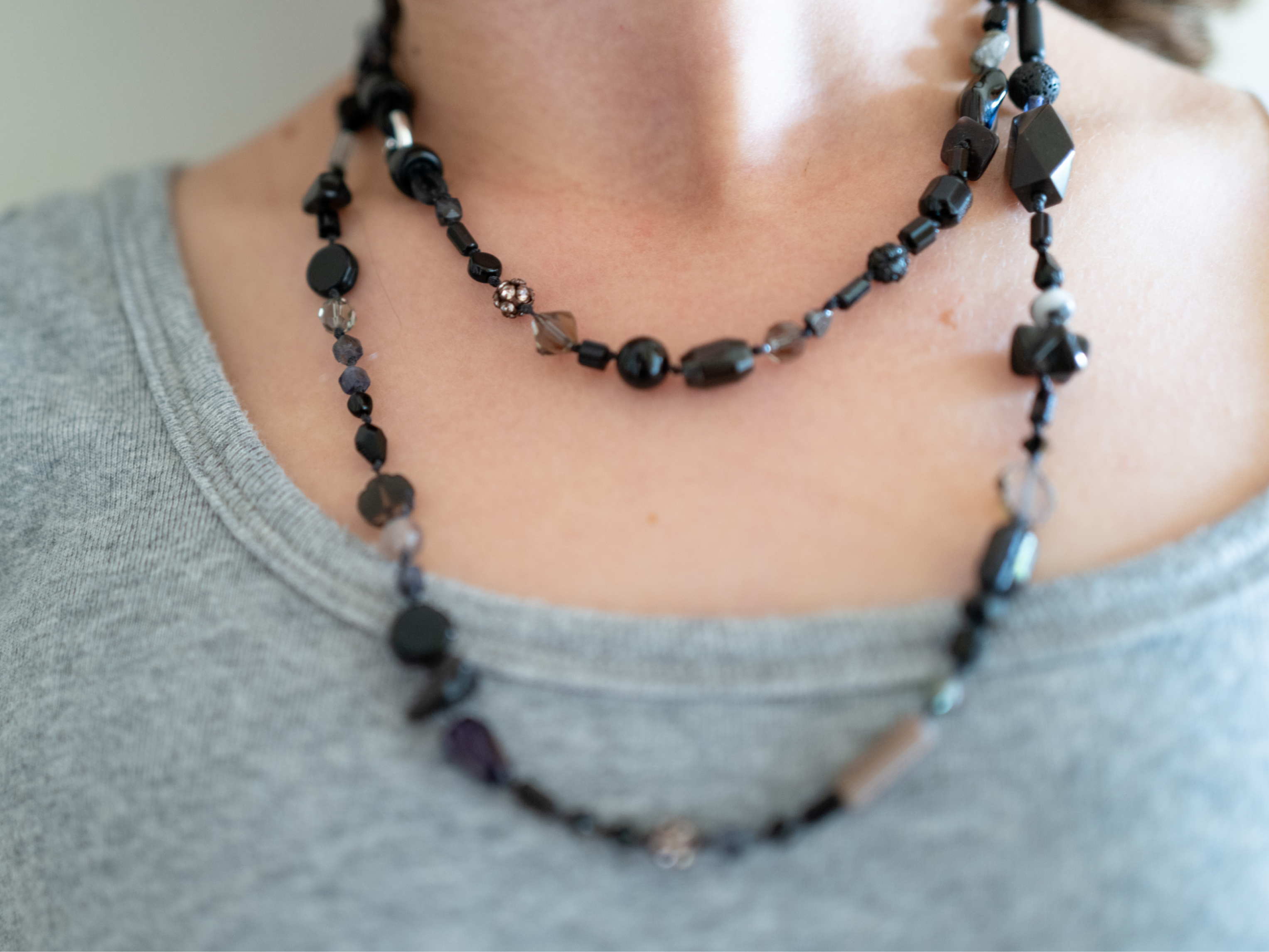 Worn as necklace