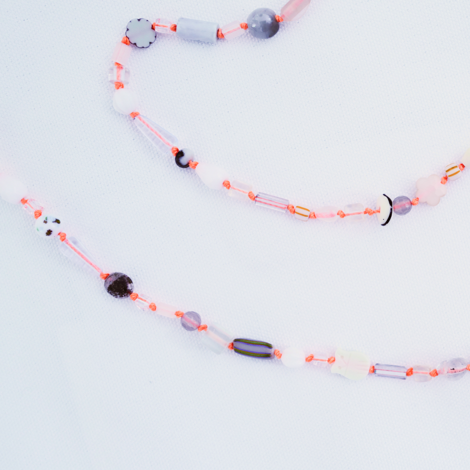 Glasses chain, dark tortoise